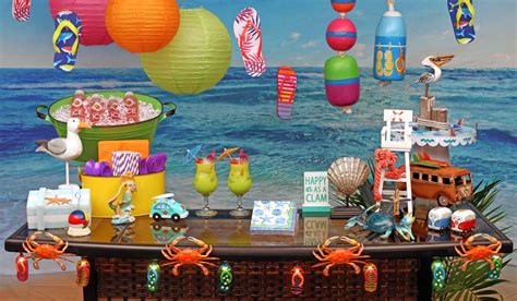 beach party decorations